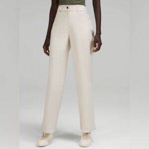 DISCONTINUED Lululemon Trousers City Sleek 5 Pocket High-Rise Wide-Leg Utilitech
